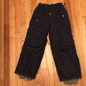 Mini Boden snow pants Navy Blue size 6-7 yo